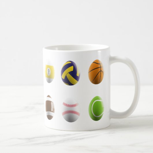 Sport-Oster-Eier Kaffeetasse (Rechts)