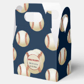 Sport Party Baseball Thema Personalisierte Gefälli Geschenkschachtel (Geöffnet)