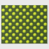 Sport Party Tennis Thema Geschenkpapier (Flach)