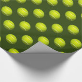 Sport Party Tennis Thema Geschenkpapier (Ecke)