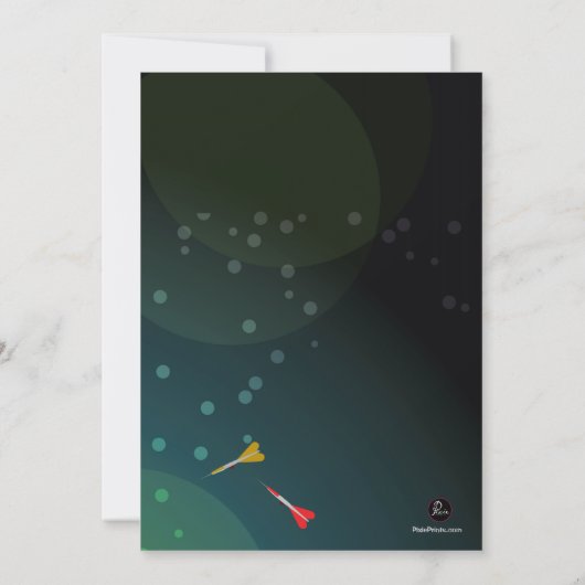 Sport-Pfeile - Einladung (Rückseite)