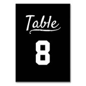Sport Pub Grill Bar Restaurant Tischnummer (Rückseite)