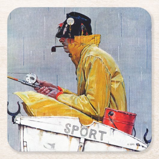 Sport Rechteckiger Pappuntersetzer (Vorderseite)