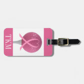 Sport - Rosa Golf Gepäckanhänger (Vorderseite horizontal)