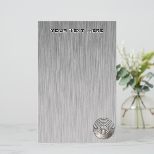 Sport-Schießen; Cool Briefpapier (Stehend Vorderseite)