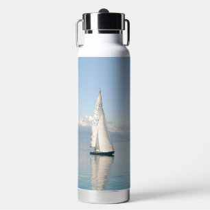 Sport Segeln Foto plus Anker-Herz individuell ange Trinkflasche