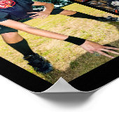 Sport Senior Abschluss 18 FotoCollage Poster (Ecke)