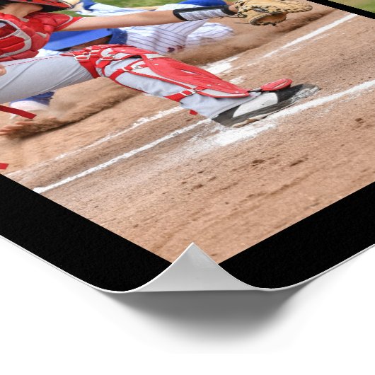 Sport Senior Abschluss 6 FotoCollage Poster (Ecke)