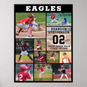 Sport Senior Night 11 Foto Collage Custom Poster (Vorne)
