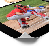 Sport Senior Night 11 Foto Collage Personalisiert Poster (Ecke)