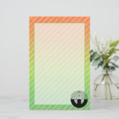 Sport-Shooting Briefpapier (Stehend Vorderseite)