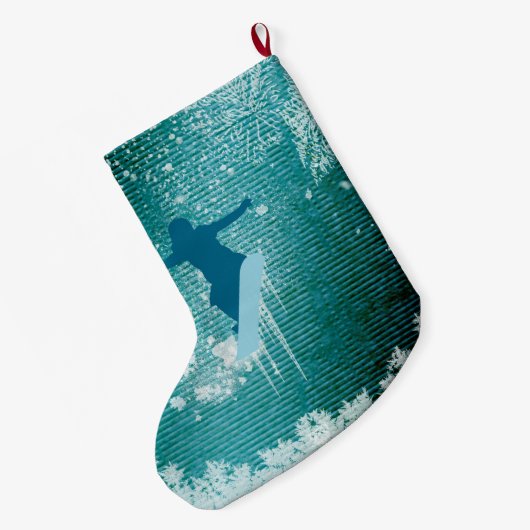 Sport, Snowboarding Großer Weihnachtsstrumpf (Rückseite (Hängend))
