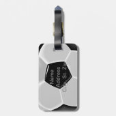 Sport Soccer | DIY Text Gepäckanhänger (Rückseite vertikal)