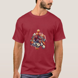 Sport: Spiel auf und über T-Shirt