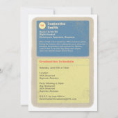 Sport-Stern-Abschluss Einladung (Rückseite)