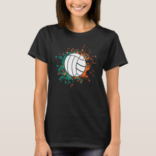 Sport Strand-Volleyballspieler Vintage-Volleyball T-Shirt