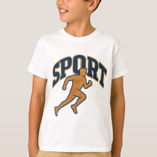 Sport Style Grafik T-Shirt