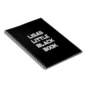 Sport Style Little Black Book Blank Notebook Notizblock (Rechte Seite)