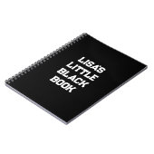 Sport Style Little Black Book Blank Notebook Notizblock (Linke Seite)