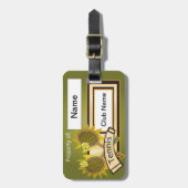 Sport Tennis Gepäckanhänger (Vorderseite vertikal)