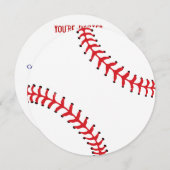 Sport-Thema-Baseball-Party Einladung (Vorne/Hinten)