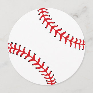 Sport-Thema-Baseball-Party Einladung