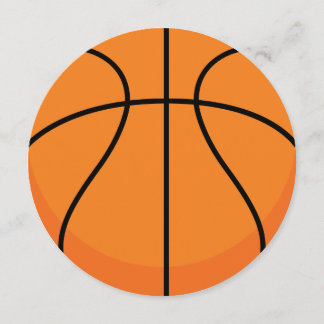 Sport-Thema-Basketball-Party Einladung