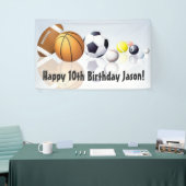 Sport Thema Geburtstag Banner (Messeveranstaltung)