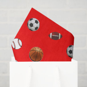 Sport-Thema Seidenpapier