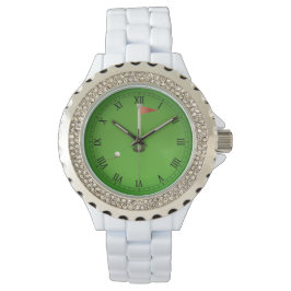 Sport Themed Women's Golf Watch Armbanduhr