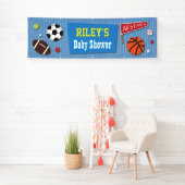Sport - themenorientierte Babyparty-Fahne Banner (Insitu)
