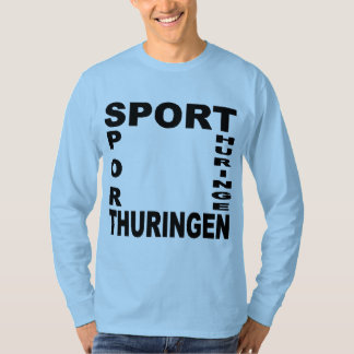 SPORT THURINGEN BLAUES BASISCHES T-ShiRT