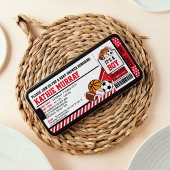 Sport Ticket Pass Kinderdusche Einladung