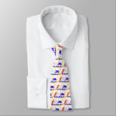 SPORT TIE~ Triathlete ~ SCHWIMMEN-LAUFzyklus Krawatte (Gebunden)