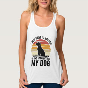 Sport treiben und mit meinem Hund abhängen Vintage Tank Top