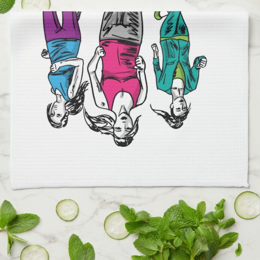 Sport-Tuch Geschirrtuch (Gefaltet)