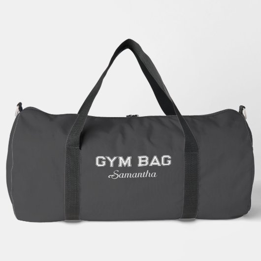 Sport Typografy Gym Bag Individuelle Name Duffle Bag (Vorderseite)