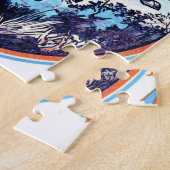 Sport- und Spielejagd Vintages Buchcover Puzzle (Seite)