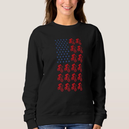 Sport Us Flag BMX Premium_2 Sweatshirt (Vorderseite)