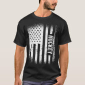 Sport Us Flag Hockey 1 T-Shirt (Vorderseite)
