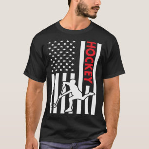 Sport Us Flag Hockey T-Shirt
