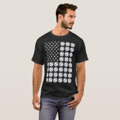 Sport Us Flag Softball 1 T-Shirt (Vorne ganz)
