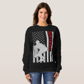 Sport Us Flag Softball Sweatshirt (Vorne ganz)