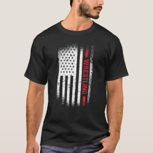 Sport Us Flag Wrestling T-Shirt
