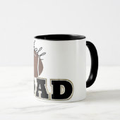 Sport Vater Geschenk Tasse (VorderseiteRechts)