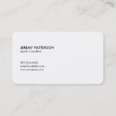 Sport Visitenkarte (Rückseite)