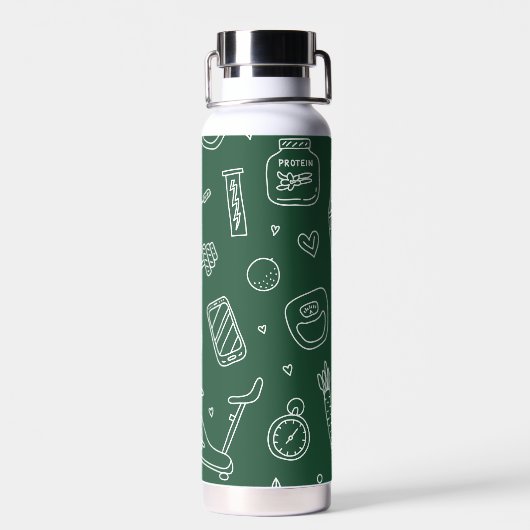 Sport-Wasserflasche  Trinkflasche (Rückseite)