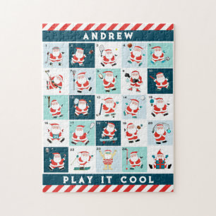 Sport-Weihnachts-Adventskalender-Puzzle Puzzle
