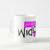 Sport-Witwen-Tasse Kaffeetasse (Vorderseite Links)