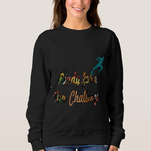 Sport Youth Challenge Gesundheit Cooles Jugendspie Sweatshirt (Vorderseite)